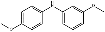 3-甲氧基-N-(4-甲氧苯基)苯胺 结构式