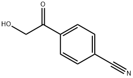 4-(2-Hydroxyacetyl)benzonitrile Structure
