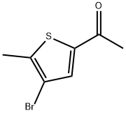1-(4-溴-5-甲基噻吩-2-基)乙烷-1-酮,36901-17-4,结构式