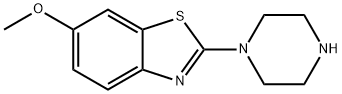 6-Methoxy-2-(piperazin-1-yl)benzo[d]thiazole,37016-01-6,结构式