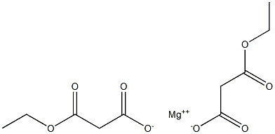Magnesium ethyl malonate Struktur