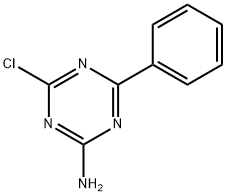 4-氯-6-苯基-1,3,5-三嗪-2-胺 结构式