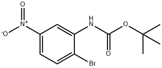 (2-溴-5-硝基苯基)氨基甲酸叔丁酯, 384793-19-5, 结构式
