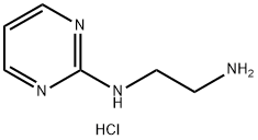 N1-(Pyrimidin-2-yl)ethane-1,2-diamine hydrochloride Structure