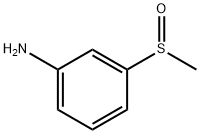 3-甲亚磺酰基苯胺, 39082-89-8, 结构式