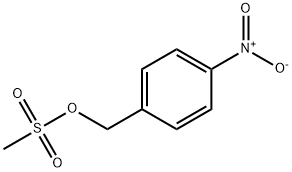 4-硝基苄基甲磺酸酯 结构式