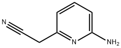 2-(6-aminopyridin-2-yl)acetonitrile 化学構造式