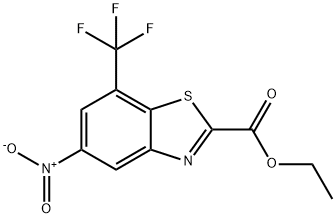 Ethyl 5-nitro-7-(trifluoromethyl)benzo[d]thiazole-2-carboxylate Structure