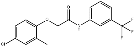 2-(4-CHLORO-2-METHYLPHENOXY)-3'-(TRIFLUOROMETHYL)ACETANILIDE Struktur