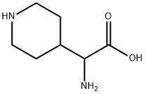 2-amino-2- (piperidin-4-yl)acetic acid,40951-40-4,结构式