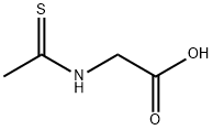 N-(1-チオキソエチル)グリシン 化学構造式
