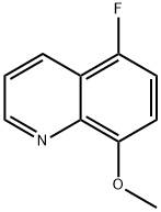 5-フルオロ-8-メトキシキノリン 化学構造式