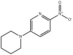 2-Nitro-5-(piperidin-1-yl)pyridine 化学構造式