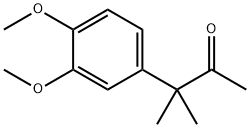 3-(3,4-Dimethoxyphenyl)-3-methylbutan-2-one 结构式
