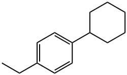 1-シクロヘキシル-4-エチルベンゼン 化学構造式