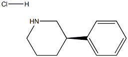 (R)-3-Phenyl-piperidine hydrochloride Struktur