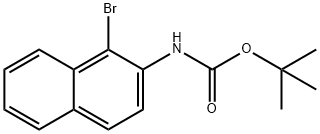 N-Boc-1-bromo-2-naphthalenamine Structure