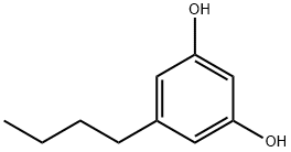 5-n-ブチルレゾルシノール 化学構造式