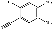 4,5-DIAMINO-2-CHLOROBENZONITRILE Struktur