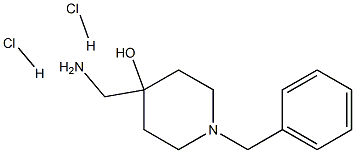 4-Aminomethyl-1-benzyl-piperidin-4-ol dihydrochloride Structure