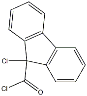 9H-FLUORENE-9-CARBONYL CHLORIDE,9-CHLORO- Struktur