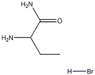 DL-2-氨基丁酰胺氢溴酸酸盐,51376-79-5,结构式