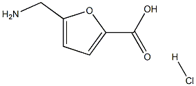 5-(aminomethyl)furan-2-carboxylic acid hydrochloride Struktur
