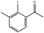 1-(2-Iodo-3-methyl-phenyl)-ethanone Struktur