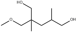 2,4-DIMETHYL-2-METHOXYMETHYL-1,5-PENTANEDIOL Struktur