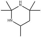 2,2,4,4,6-pentamethyl-hexahydropyrimidine 化学構造式