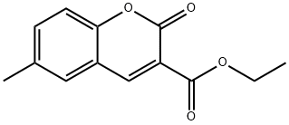 Ethyl 6-methyl-2-oxo-2H-chromene-3-carboxylate Struktur