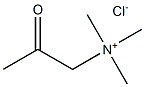 Acetonyltrimethylammonium chloride Struktur