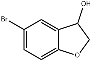 5-溴-2,3-二氢-1-苯并呋喃-3-醇,5590-43-2,结构式
