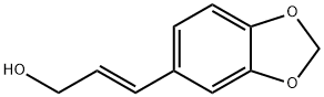 trans-3,4-メチレンジオキシシンナミルアルコール 化学構造式