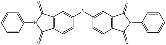 5,5'-Thiobis[2-phenyl-1H-isoindole-1,3(2H)-dione] Struktur