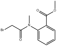 methyl 2-(2-bromo-N-methylacetamido)benzoate Structure
