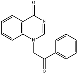 1-(2-Oxo-2-phenylethyl)quinazolin-4(1H)-one Structure