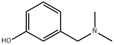 3-[(ジメチルアミノ)メチル]フェノール 化学構造式