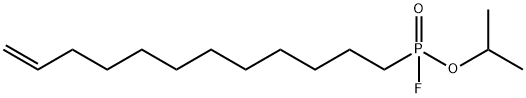 Isopropyl dodec-11-enylfluorophosphonate Structure