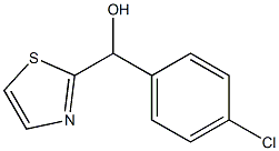 (4-Chloro-phenyl)-thiazol-2-yl-methanol 结构式