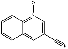 3-cyanoquinoline N-oxide Struktur