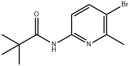 N-(5-Bromo-6-methyl-pyridin-2-yl)-2,2-dimethyl-propionamide,638140-70-2,结构式