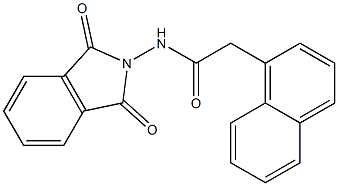 N-(1,3-dioxo-1,3-dihydro-2H-isoindol-2-yl)-2-(naphthalen-1-yl)acetamide Structure