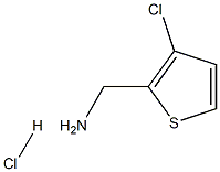 (3-Chlorothiophen-2-yl)methanamine hydrochloride Structure