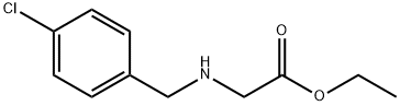 N-[(4-chlorophenyl)methyl]-glycine ethyl ester,6436-92-6,结构式