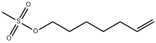 Hept-6-en-1-yl methanesulfonate Structure