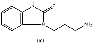 3-(3-aminopropyl)-1H-benzimidazol-2-one hydrochloride Structure