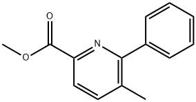 Methyl 5-methyl-6-phenylpicolinate 化学構造式