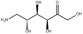 6-Amino-6-deoxy-D-fructose Struktur
