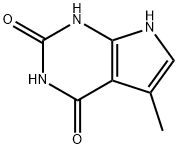5-METHYL-1H-PYRROLO[2,3-D]PYRIMIDINE-2,4(3H,7H)-DIONE,67856-03-5,结构式